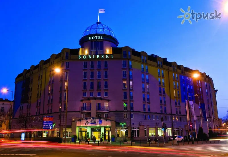 Фото отеля Radisson Blu Sobieski Hotel 4* Varšuva Lenkija išorė ir baseinai