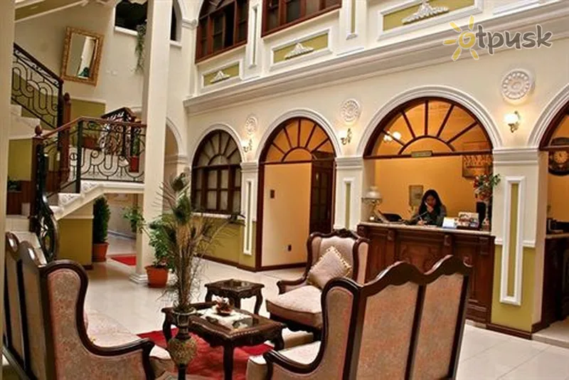 Фото отеля San Marino Royal Hotel 4* Сукре Боливия лобби и интерьер