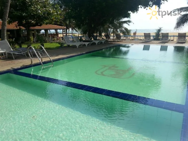Фото отеля Topaz Beach Hotel 2* Негомбо Шри-Ланка экстерьер и бассейны