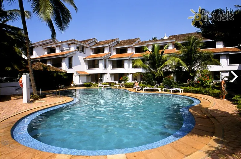 Фото отеля Lagoa Azul Resort 3* Šiaurės Goa Indija išorė ir baseinai