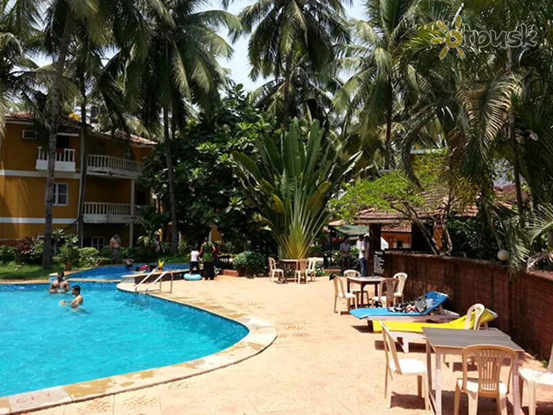 Фото отеля Palm Resort 2* Šiaurės Goa Indija išorė ir baseinai