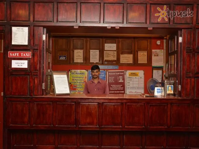 Фото отеля Villa Anjuna 2* Šiaurės Goa Indija fojė ir interjeras