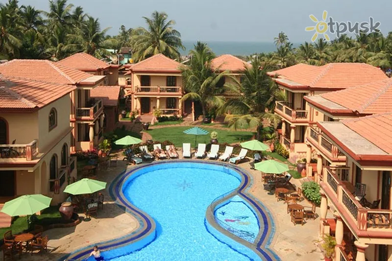 Фото отеля Terra Paraiso Resort 3* Šiaurės Goa Indija išorė ir baseinai