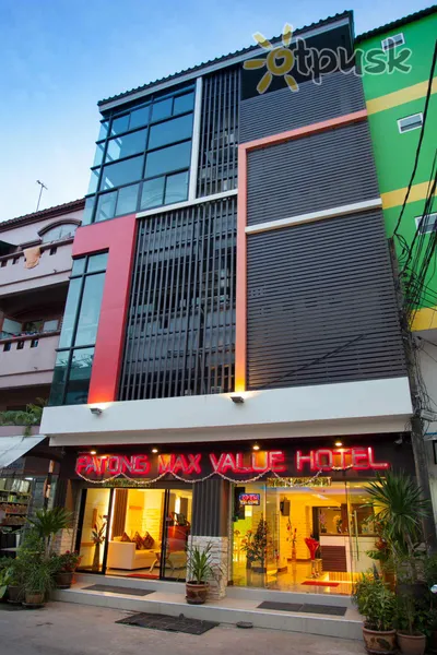 Фото отеля Patong Max Value Hotel 3* apie. Puketas Tailandas išorė ir baseinai