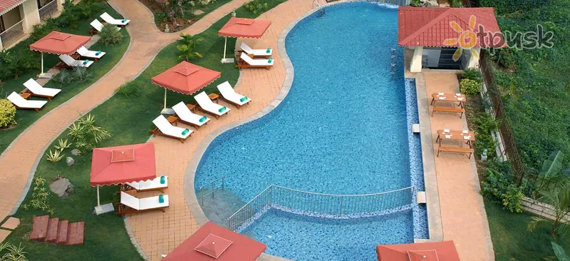 Фото отеля Fortune Acron Regina 4* Šiaurės Goa Indija išorė ir baseinai
