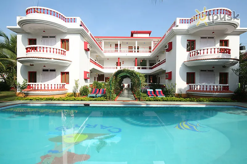 Фото отеля Cary's Hotel 2* Šiaurės Goa Indija išorė ir baseinai
