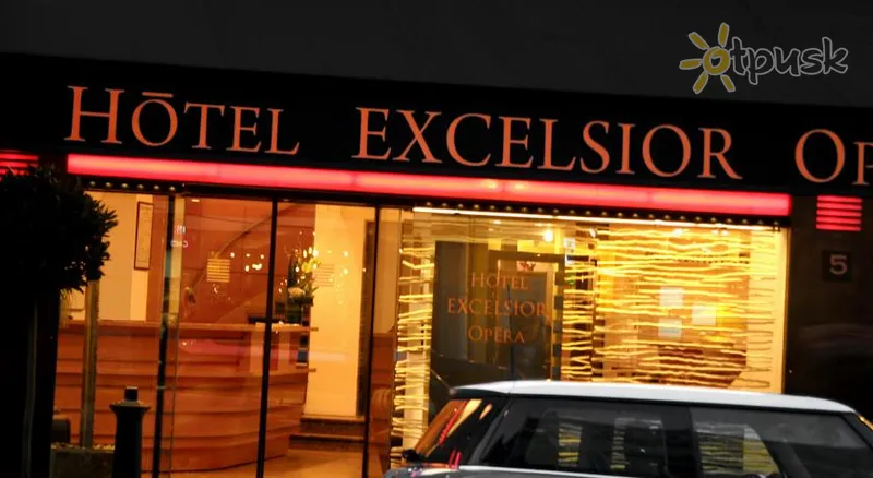 Фото отеля Excelsior Opera 3* Paryžius Prancūzija išorė ir baseinai
