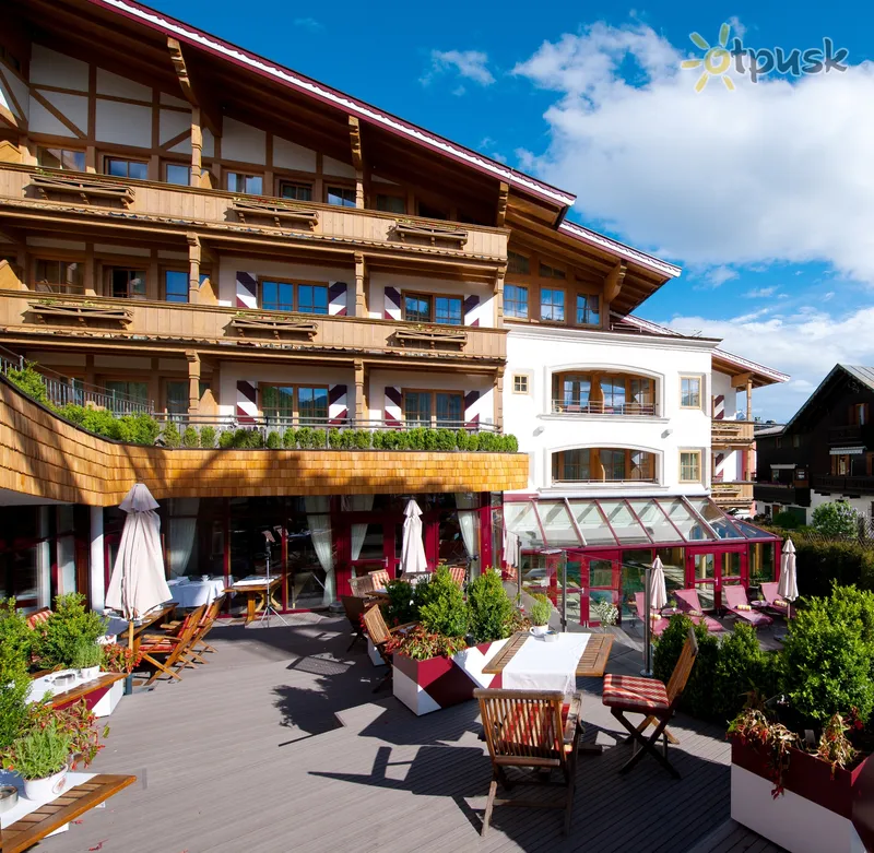 Фото отеля Kaiserhof Kitzbuhel Hotel 4* Kicbiuhelis Austrija išorė ir baseinai
