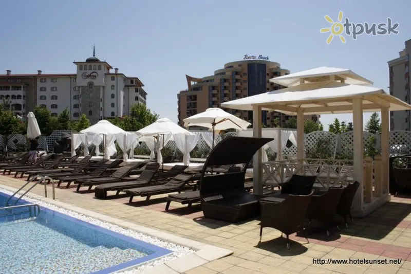 Фото отеля Sunset Hotel 4* Saulėtas paplūdimys Bulgarija išorė ir baseinai