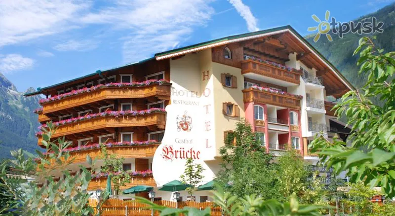Фото отеля Gasthof Brucke Hotel 3* Mayrhofen Austrija ārpuse un baseini