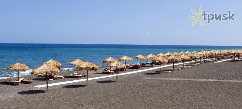 Фото отеля Alesahne Beach Hotel 4* о. Санторіні Греція пляж
