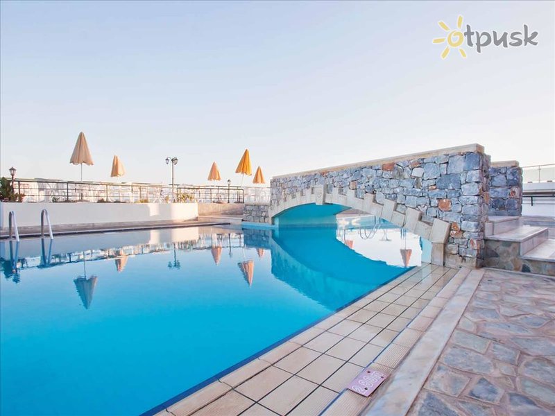 Фото отеля Dedalos Beach Hotel 3* о. Крит – Ретимно Греция экстерьер и бассейны