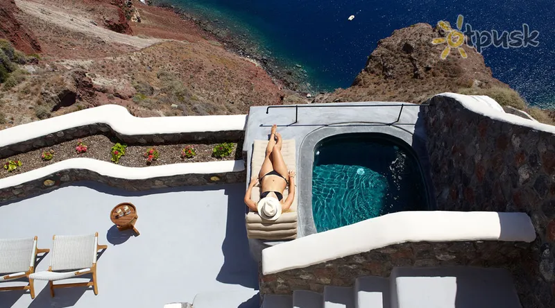 Фото отеля Pezoules of Oia 5* о. Санторини Греция экстерьер и бассейны