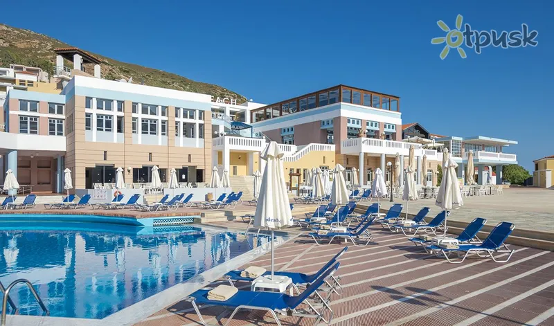 Фото отеля Fodele Beach & Water Park Holiday Resort 5* о. Крит – Ираклион Греция экстерьер и бассейны