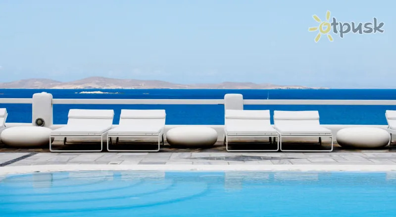 Фото отеля Kouros Boutique Hotel 4* о. Миконос Греция экстерьер и бассейны