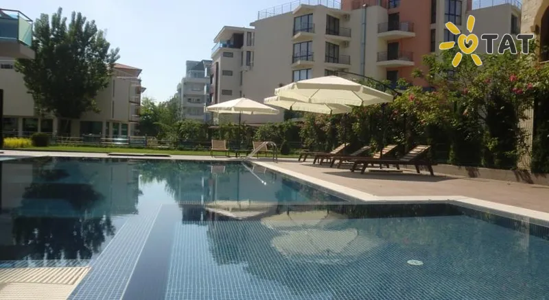 Фото отеля Sun Gate Aparthotel 3* Солнечный берег Болгария экстерьер и бассейны