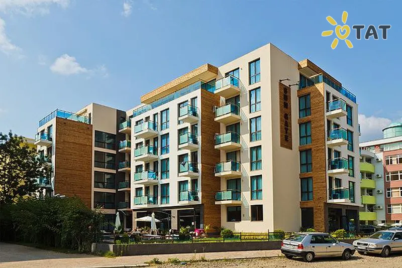 Фото отеля Sun Gate Aparthotel 3* Солнечный берег Болгария экстерьер и бассейны