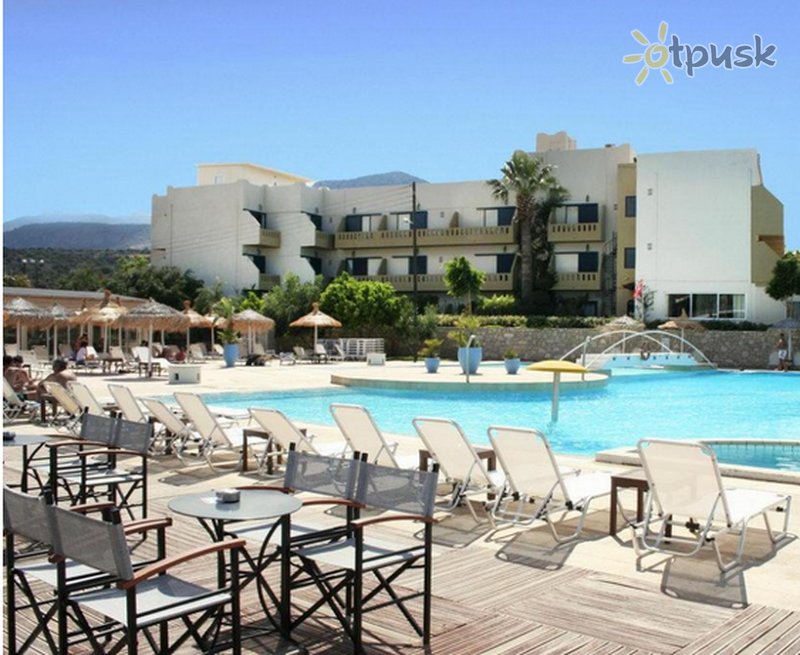 Фото отеля Almiros Beach Apartments 3* о. Крит – Агиос Николаос Греция экстерьер и бассейны