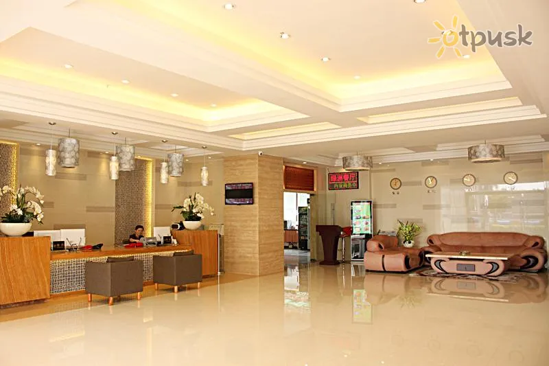 Фото отеля Oasis Hotel 3* Гуанчжоу Китай лобби и интерьер