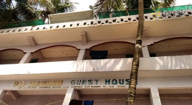 Фото отеля Om Ganesh Guest House 2* Šiaurės Goa Indija išorė ir baseinai