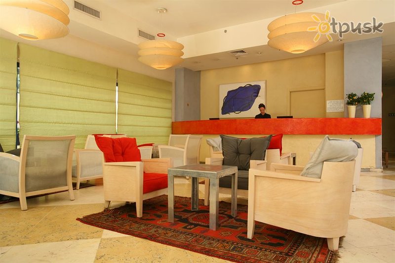 Фото отеля Prima City Hotel Tel-Aviv 3* Тель-Авив Израиль лобби и интерьер