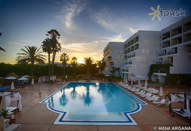 Фото отеля Argana Hotel Agadir 4* Agadiras Marokas išorė ir baseinai