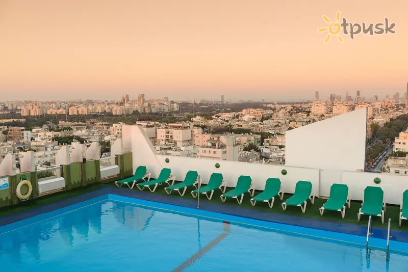 Фото отеля Grand Beach Hotel 4* Tel Avivas Izraelis išorė ir baseinai