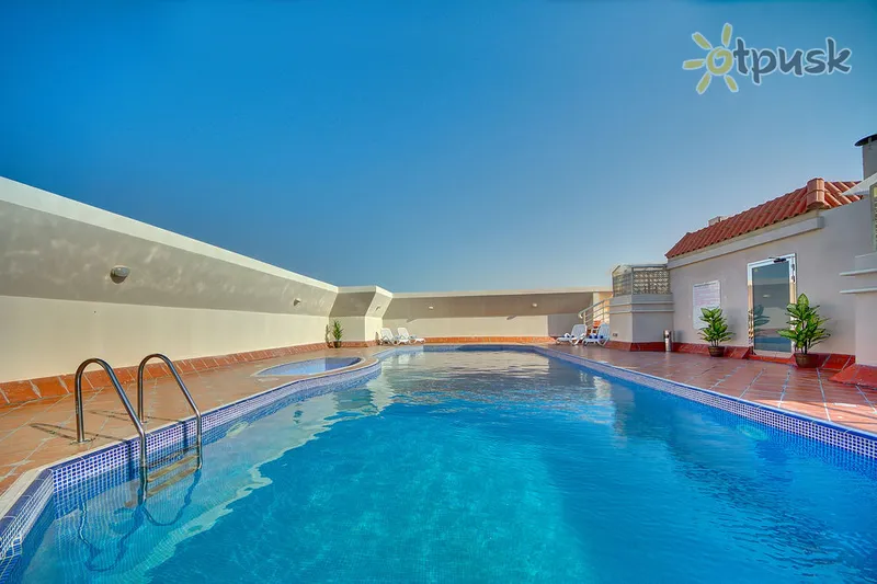 Фото отеля Al Manar Grand Hotel Apartment 4* Dubajus JAE išorė ir baseinai