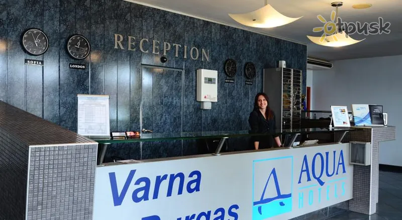 Фото отеля Aqua Hotel Varna 4* Варна Болгария лобби и интерьер