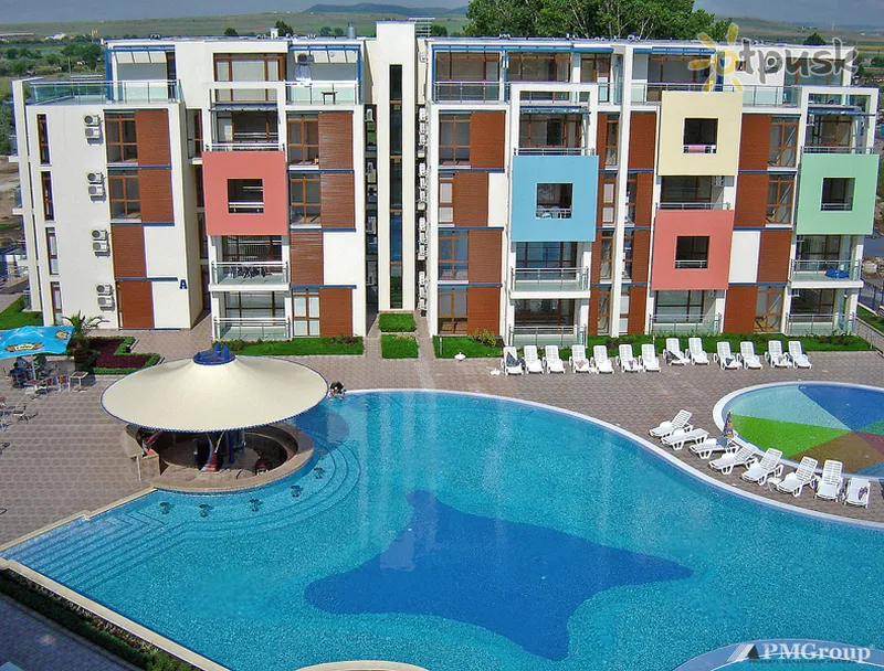 Фото отеля Sun City I Apartments 3* Сонячний берег Болгарія екстер'єр та басейни