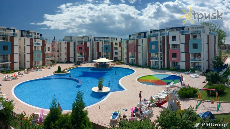 Фото отеля Sun City I Apartments 3* Saulainā pludmale Bulgārija ārpuse un baseini