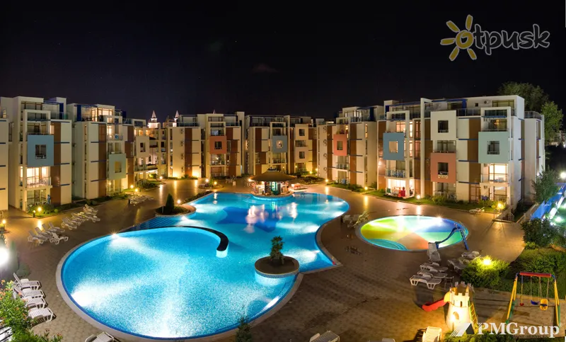 Фото отеля Sun City I Apartments 3* Saulainā pludmale Bulgārija ārpuse un baseini