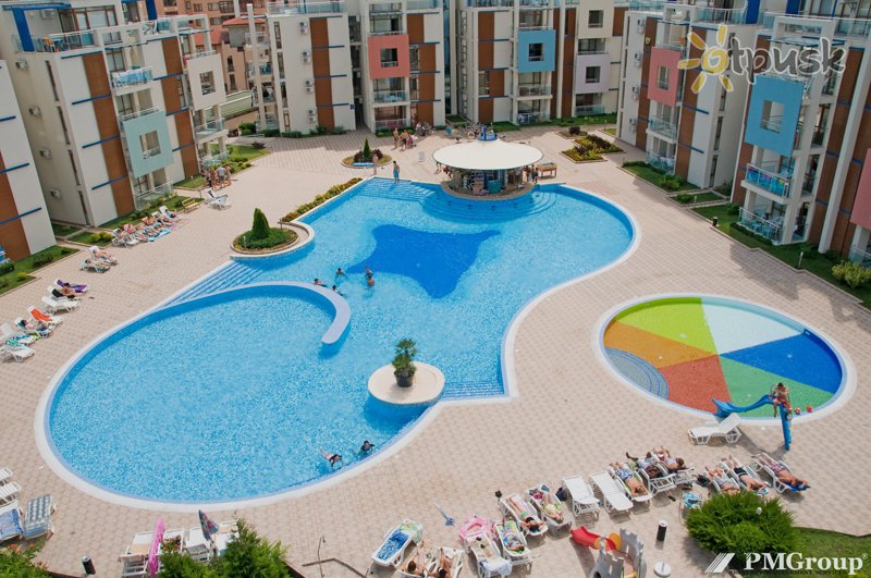 Фото отеля Sun City I Apartments 3* Солнечный берег Болгария экстерьер и бассейны