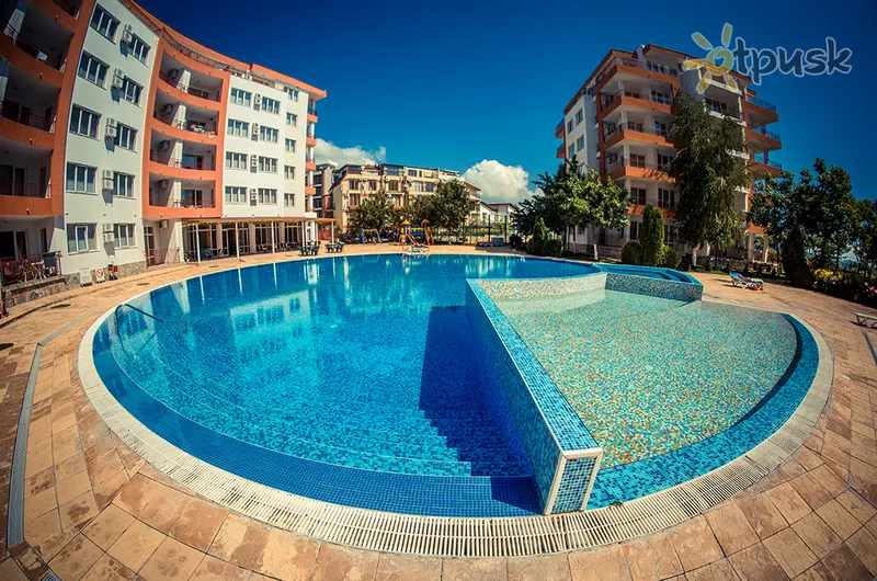 Фото отеля Riviera Fort Beach 3* Ravda Bulgarija išorė ir baseinai