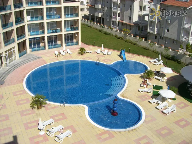Фото отеля Semiramida Garden Apart Hotel 3* Saulainā pludmale Bulgārija ārpuse un baseini