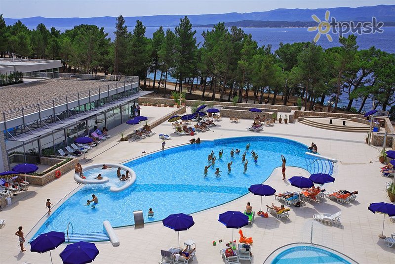 Фото отеля Bluesun Hotel Elaphusa 4* о. Брач Хорватия экстерьер и бассейны