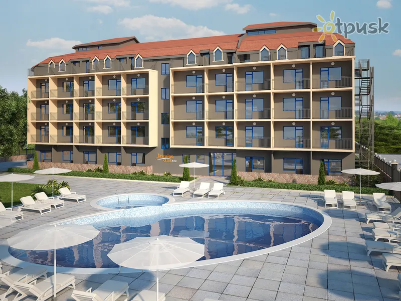 Фото отеля Jasmin Club 3* Saulėtas paplūdimys Bulgarija išorė ir baseinai