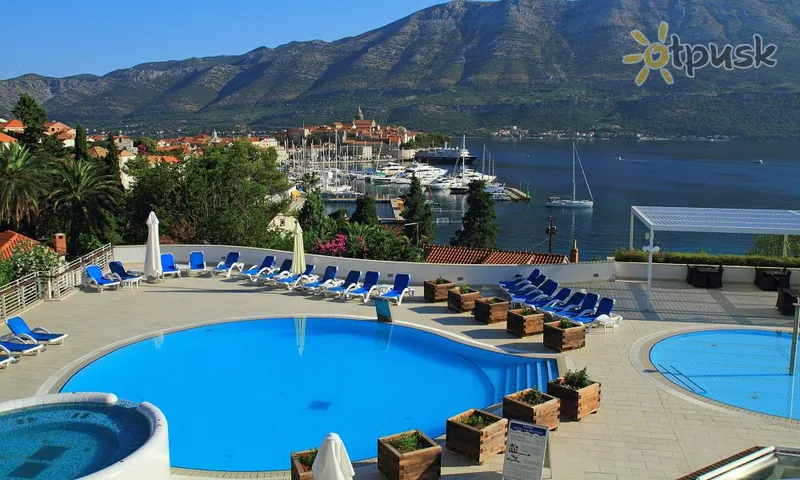Фото отеля Marco Polo Hotel 3* о. Корчула Хорватия экстерьер и бассейны