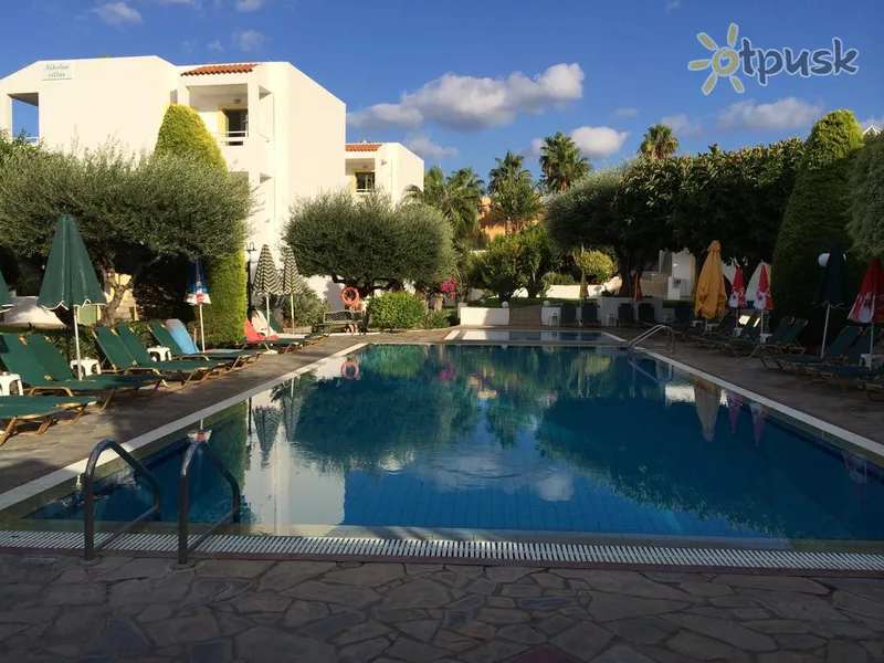 Фото отеля Nikolas Villas Appartments 3* Kreta – Heraklionas Graikija išorė ir baseinai