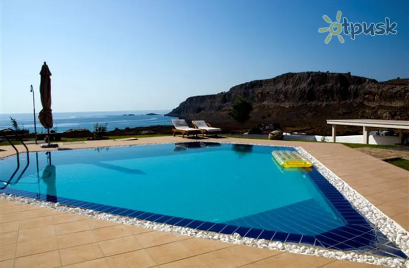 Фото отеля Kokkini Paparouna Villa 4* о. Родос Греция экстерьер и бассейны