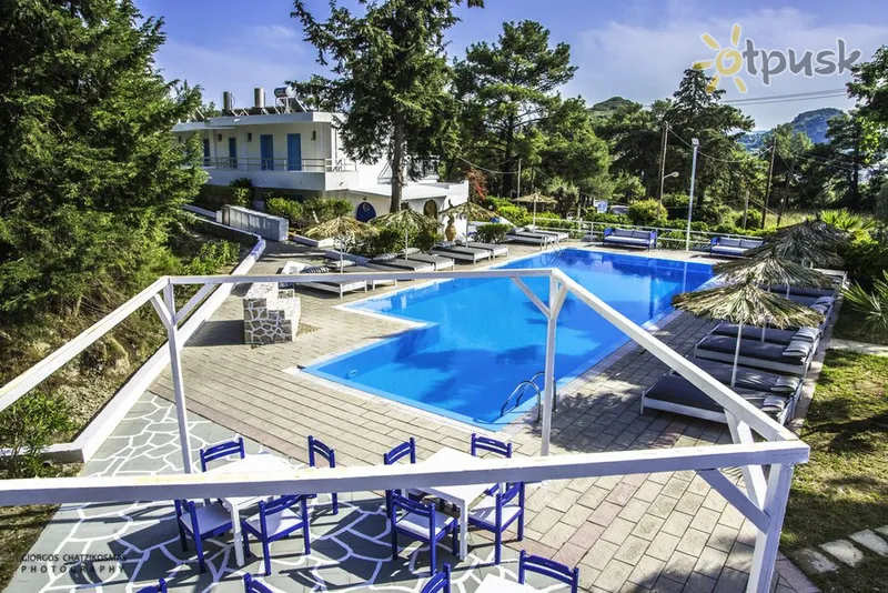 Фото отеля Pine Trees Art Hotel 2* Rodas Graikija išorė ir baseinai