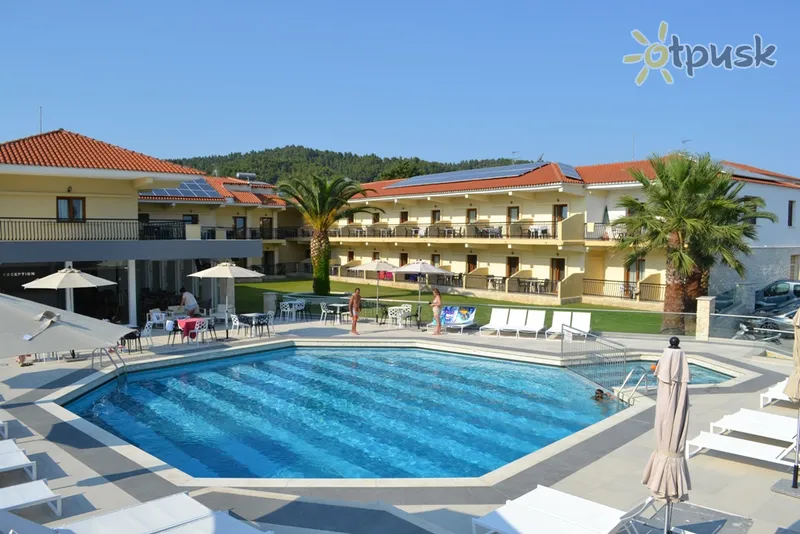 Фото отеля Aristotelis Hotel Fourka 2* Халкидики – Кассандра Греция экстерьер и бассейны