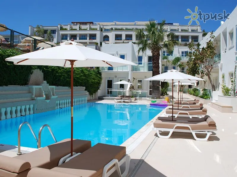 Фото отеля Turihan Beach Hotel 3* Бодрум Турция экстерьер и бассейны