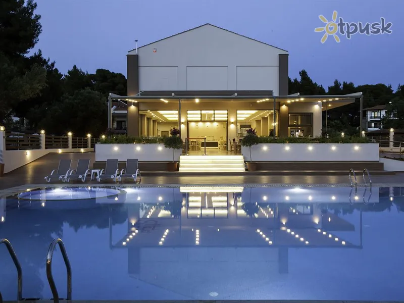 Фото отеля Simeon Hotel 3* Halkidiki — Sitonija Grieķija ārpuse un baseini