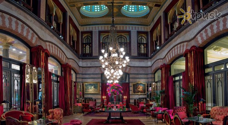 Фото отеля Pera Palace Hotel 5* Стамбул Турция лобби и интерьер