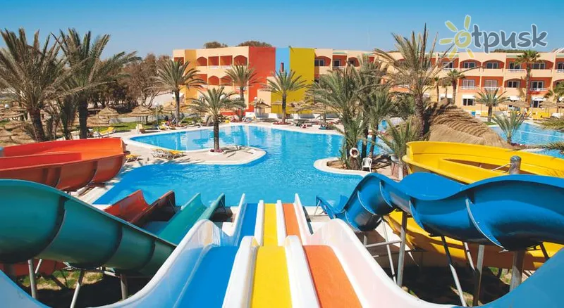 Фото отеля Caribbean World Djerba Thalasso 4* о. Джерба Тунис аквапарк, горки