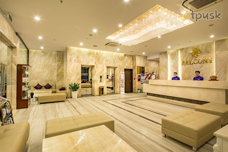 Фото отеля Balcony Nha Trang Hotel 3* Нячанг Вьетнам лобби и интерьер