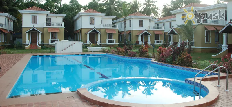 Фото отеля White Square Nirvana Holiday Villas 3* Šiaurės Goa Indija išorė ir baseinai