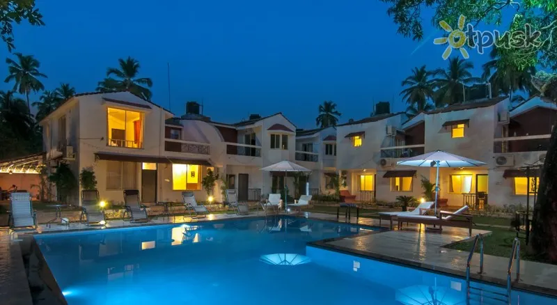 Фото отеля Whispering Woods 3* Šiaurės Goa Indija išorė ir baseinai