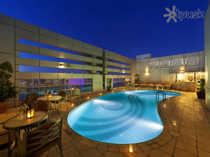 Фото отеля Al Manzel Hotel Apartments 4* Abu Dabis JAE išorė ir baseinai